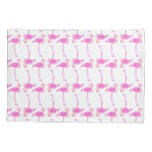 Roze Flamingo patroon Kussensloop (Achterkant-Links)