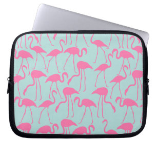 Roze Flamingo patroon Laptop Sleeve