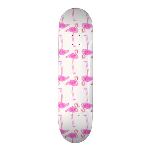 Roze Flamingo patroon Skateboard