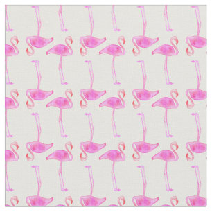 Roze Flamingo patroon Stof