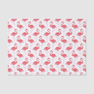 roze flamingo patroon tissuepapier