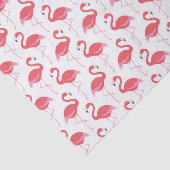 roze flamingo patroon tissuepapier (Detail)