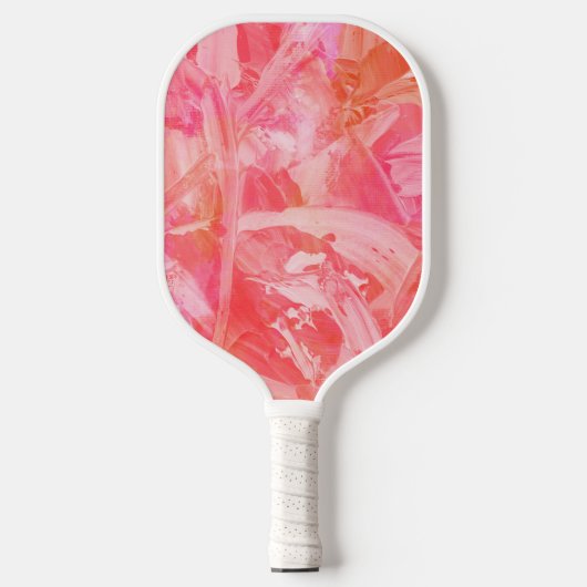 Roze Flamingo Pickleball Paddle (Voorkant)