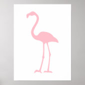Roze Flamingo Poster (Voorkant)