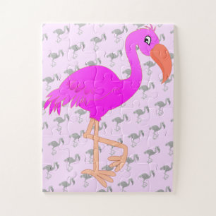 Roze Flamingo Puzzle Gift Legpuzzel