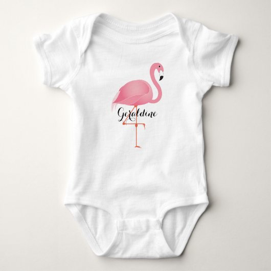 Roze Flamingo Romper (Voorkant)
