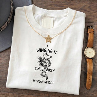 Roze Flamingo Sarcastisch Grappig T-shirt