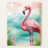  roze flamingo, SeaSide roze flamingo, Planner (Achterkant)