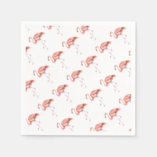 Roze Flamingo Servetten (Voorkant)