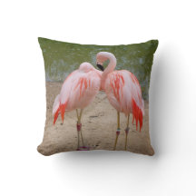 roze flamingo Sierkussen