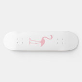 Roze Flamingo Skateboard (Horizontaal)