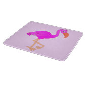 Roze Flamingo Snijplank -  (Hoek)