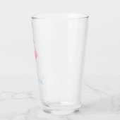 Roze Flamingo Speciaal glas Tumbler (Links)