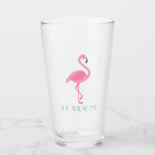 Roze Flamingo Speciaal glas Tumbler