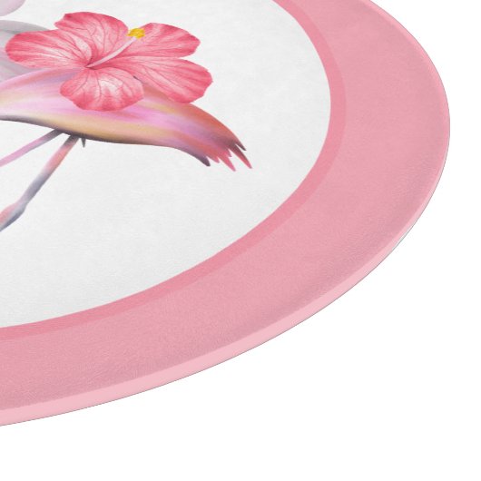 Roze flamingo strandroze flamingo snijplank (Hoek)