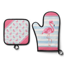 Roze flamingo strepen