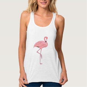 Roze Flamingo Tanktop