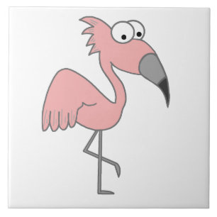 Roze Flamingo Tegeltje