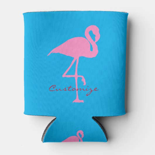Roze flamingo Thunder_Cove Blikjeskoeler (Voorkant)