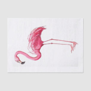 Roze Flamingo Tissuepapier