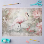 Roze Flamingo Tissuepapier (Craft)