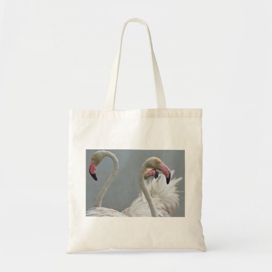 Roze flamingo tote bag (Voorkant)