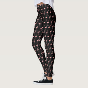 Roze flamingo vogelpatroon yogo en werkout leggings