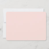 Roze Flamingo Wedding Kaart (Achterkant)