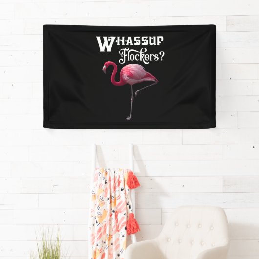 Roze Flamingo - Whassup Flockers_ Spandoek (Insitu)