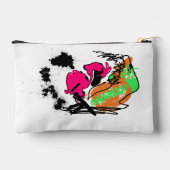 Roze flamingo WILDONE Etui (Achterkant)