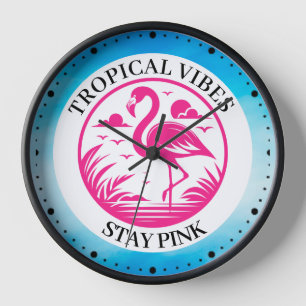 Roze Flamingo Zomer Cirkel Ontwerp-68730