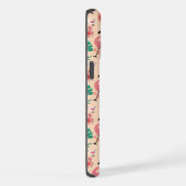 Roze Flamingo Zomer Tropisch Patroon iPhone Hoesje (Rechterkant)