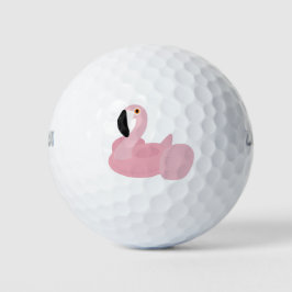 Roze Flamingo Zomer Zwembad Float Golf Ball Golfballen