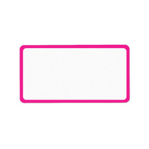 Roze Flamingo's Adresetiketten Etiket