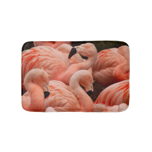 Roze flamingos badmat
