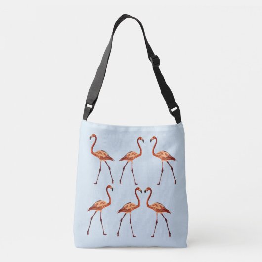 Roze Flamingos Custom All-Over-Print Tas (Achterkant)