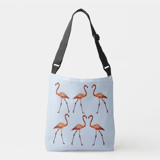 Roze Flamingos Custom All-Over-Print Tas (Voorkant)