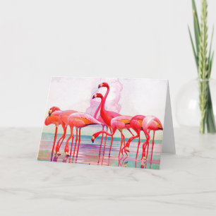 Roze Flamingo's door Francis Lee Jacques Kaart