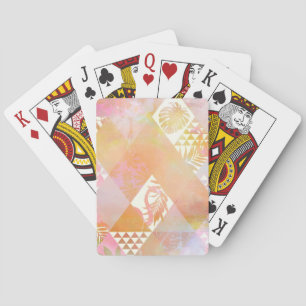Roze Flamingo's en Ananas 3 Pokerkaarten