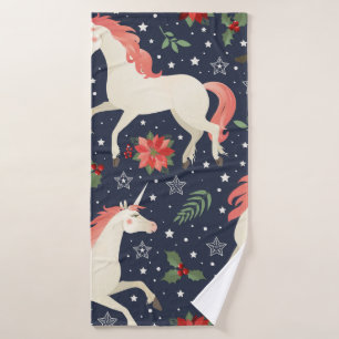 Roze flamingos, exotische vogels, ananassen, tropi badhanddoek