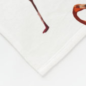 Roze Flamingo's Fleece Deken, Klein Deken (Hoek)