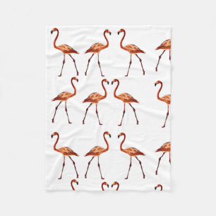 Roze Flamingo's Fleece Deken, Klein Deken