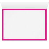 Roze Flamingo's Gevouwen Tafelnummer Kaarten (Binnen Horizontaal (Onder))