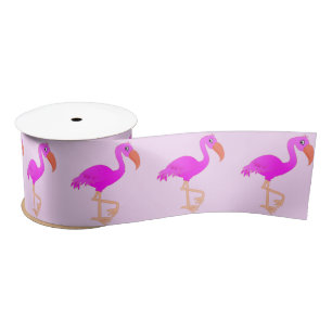 Roze flamingos-lint - Uw kleuren Lint