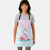 Roze Flamingo's Pastel Kleurrijk Schort (Insitu)