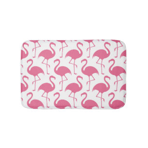 Roze Flamingo's Patroon Badmat