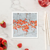 Roze flamingo's servetten (Insitu)
