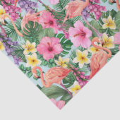 Roze Flamingo's Tissuepapier (Detail)