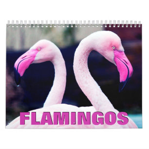 Roze Flamingos Wall Agenda Kalender