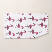 Roze Flamingo's Zomer Tropisch Bad Handdoek (Handdoek)